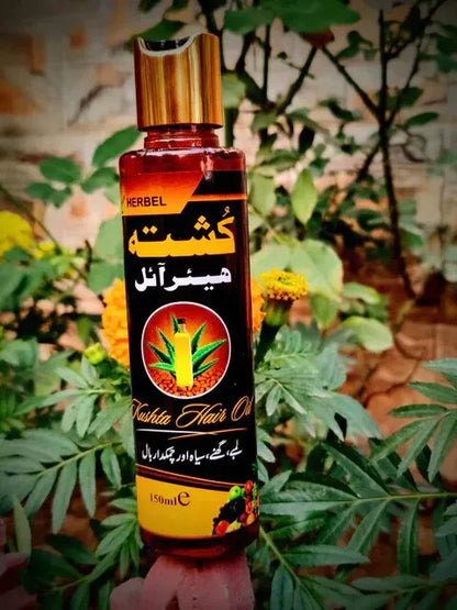 Stronger Roots, Shinier strands - Kushta Hair oil Works Deep